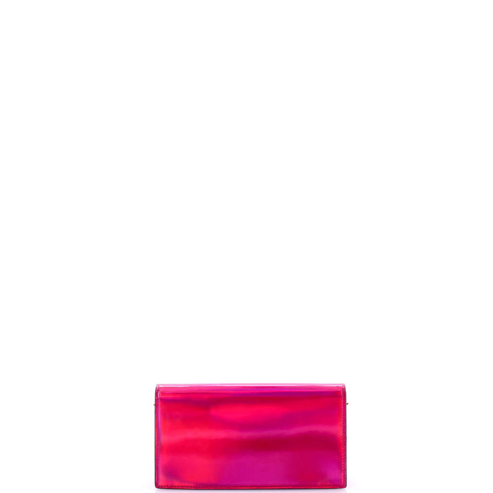 Christian Louboutin Loubi54 Chain Clutch Metallic Leather - Picture 3 of 5
